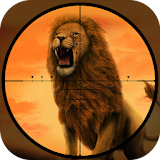 Extreme wild lion hunting 3D icon
