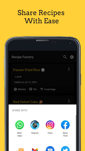 Screenshot of My Recipes - Cookbook Manager