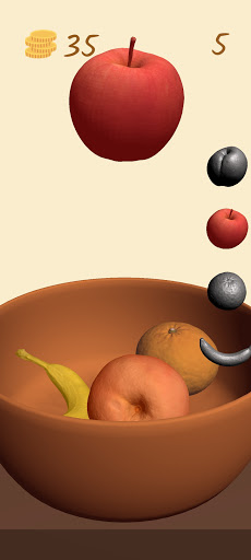 Android application Fill the plate screenshort