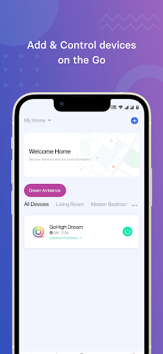 Android application GoHigh Smart screenshort