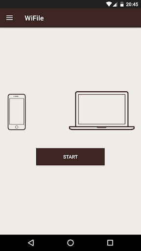 Android application WiFile File Transfer screenshort