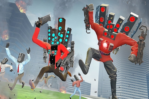 Merge Toilet Monster War Screenshot 1 - AppWisp.com