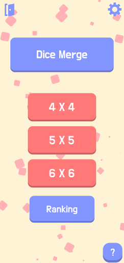 Android application Dice Merge screenshort