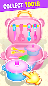 Toy hotsell kitchen game