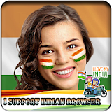 I Support Indian Browser DP Maker icon