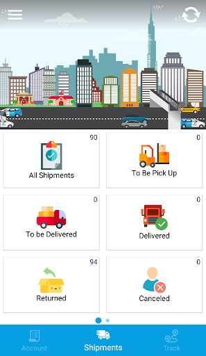Fastline - Courier Service Screen 2