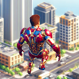 Iron Fighting: Hero Rope Game icon