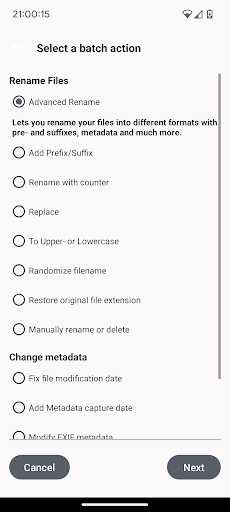 Batch Rename and Organize - Photography - apps