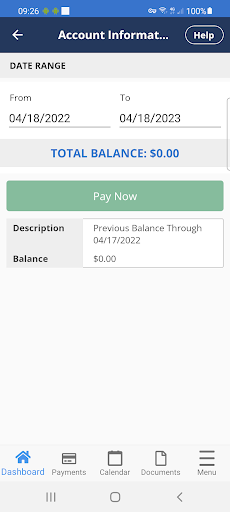 William Douglas Mgmt HOA App Screen 3