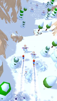 Dual Ski Rush - Screenshot 2