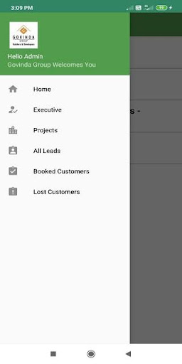 Govinda Group Sales Admin Screen 2