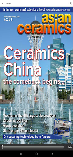 Android application Asian Ceramics screenshort