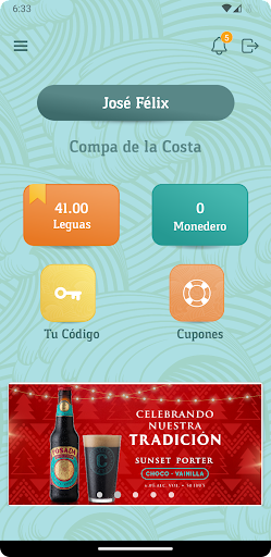 Android application De La Costa screenshort