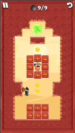 Mr.Peanut:Action Cannon Puzzle Screen 2