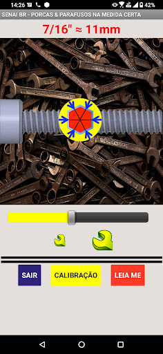 Android application Porcas e parafusos - SENAI BR screenshort
