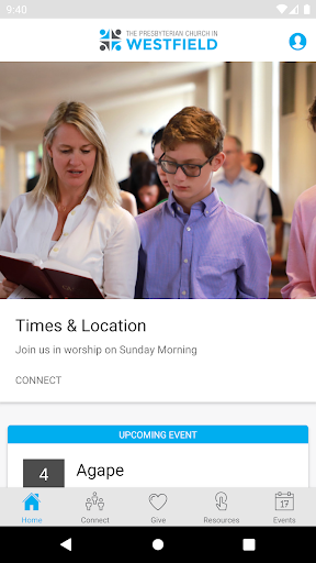 Android application Presbyterian Church Westfield screenshort