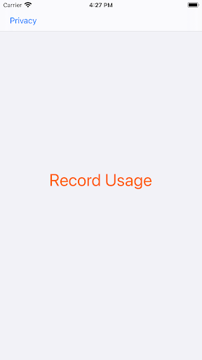 Android application WashU IMSE Facility Logger screenshort