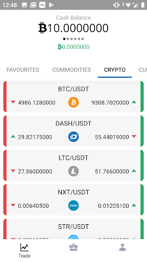 Android application Coinplatform screenshort