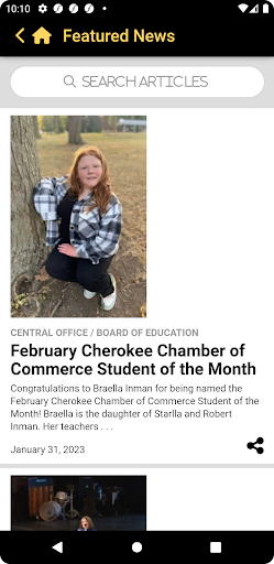 Cherokee Community Schools Screen 3