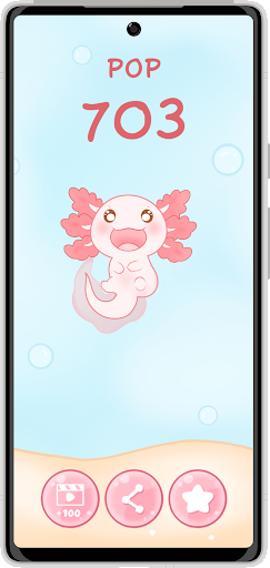 Axolotl Pop ADHD Relief Game Screen 2