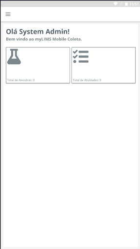 myLIMS Mobile Coleta Screen 2