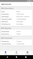 screenshot of SIM Card Info