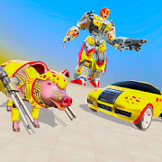 Pig Robot Car Transform - Robot Transforming Games