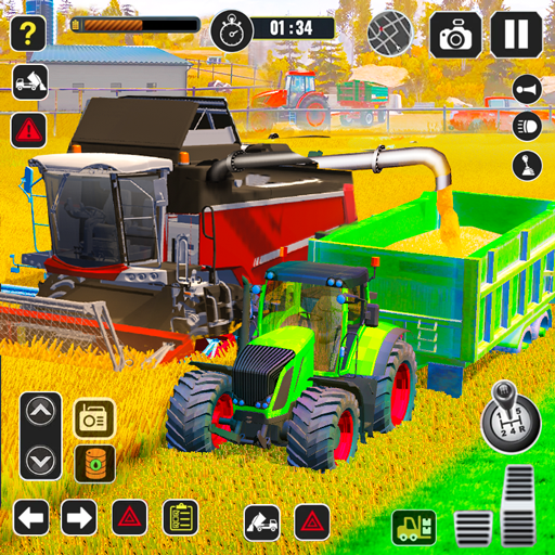 Tractor Farming Game Harvester 2.6.8 Icon