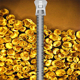 Gold & Silver Zipper Lock icon