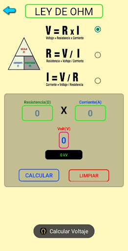 Cálculos Eléctricos Screen 3