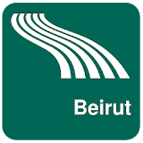 Beirut Map offline icon