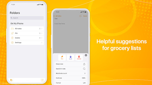 Notes Phone 15: simple notes Screenshot 3 - AppWisp.com
