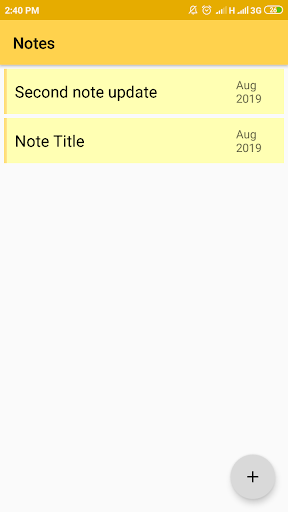 Android application Notes Notepad screenshort