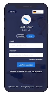 Impf-Finder Screenshot