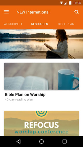Next Level Worship App Screen 2