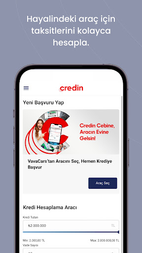 Credin – Dijital Taşıt Kredisi Screen 2