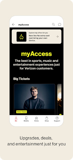 Screenshot of My Verizon