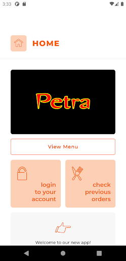 Android application Petra Indian Peri Peri screenshort