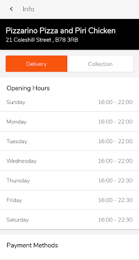Pizzarino Screen 3