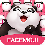 Glitter Panda Emoji Keyboard Theme icon