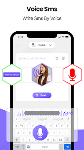 Voice sms typing: SMS by voice