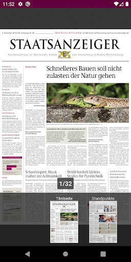 Staatsanzeiger Screen 3