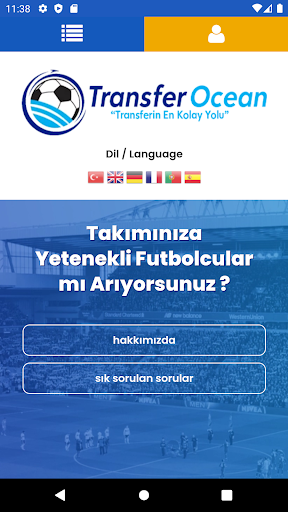Android application TransferOcean screenshort