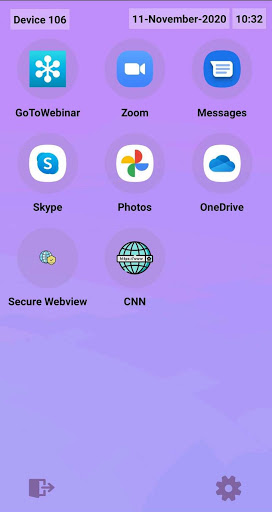 Android application KIOSK Dashboard screenshort