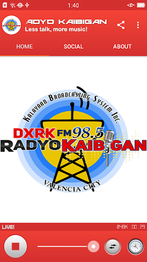 98.5 Radyo Kaibigan Valencia C Screen 2