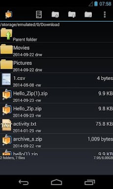 AndroZip File Managerのおすすめ画像1