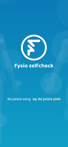 Android application Fysio zelfcheck screenshort
