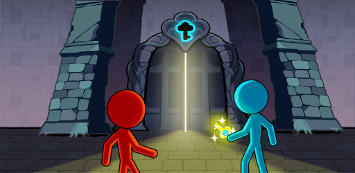 Stickman Red boy and Blue girl cover