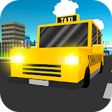 Cube Taxi Driving Simulator 3D icon