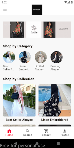 Android application نفرتيري screenshort